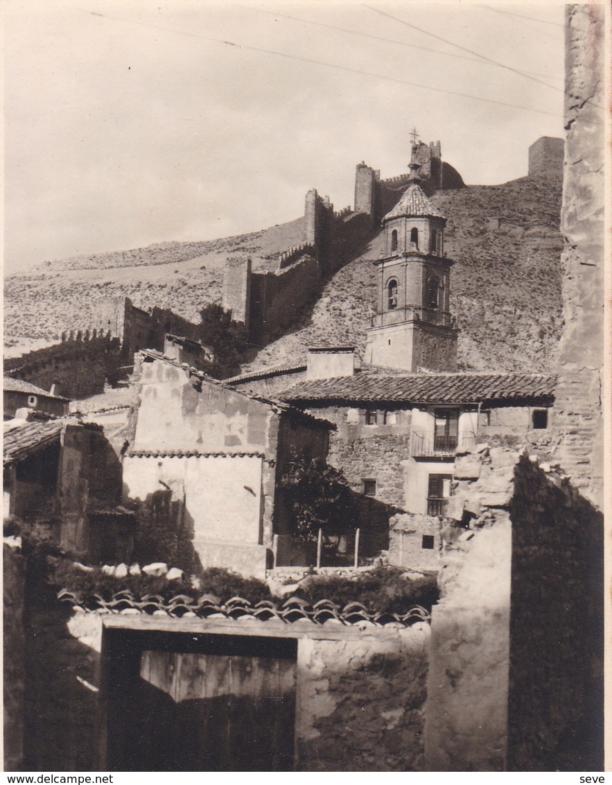 ALbARRACIN  ESPAGNE 1930 Photo Amateur Format Environ 7,5 X 5,5 Cm - Lugares