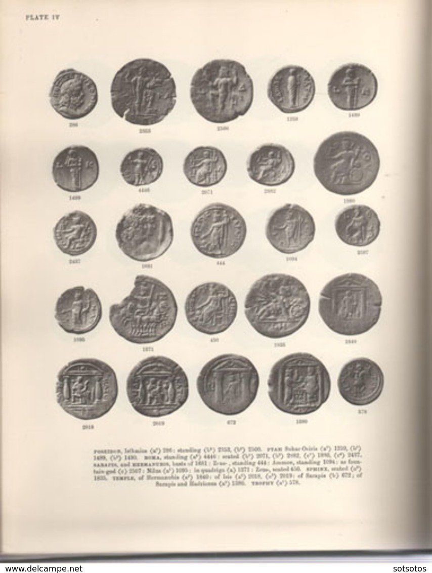 CATALOGUE Of  ALEXANDRIAN COINS  By J. MILNE (1971) Ed. OXFORD Sold By SPINK 156 Pages + 8 Pgs Of Pictures. Hardbound, - Libros & Software