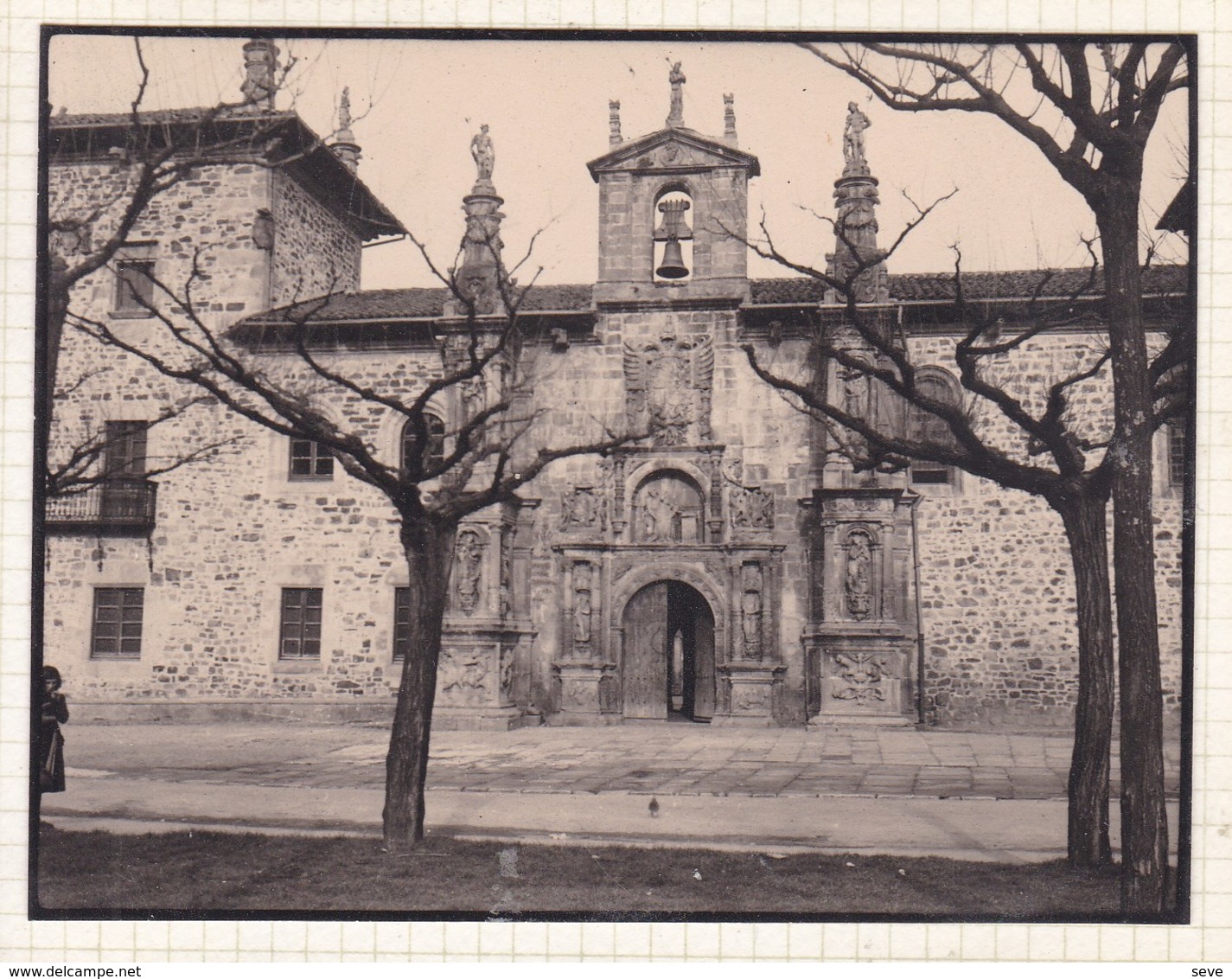 ONATE Ancienne Université ESPAGNE 1950 Photo Amateur Format Environ 7,5 X 5,5 Cm - Places