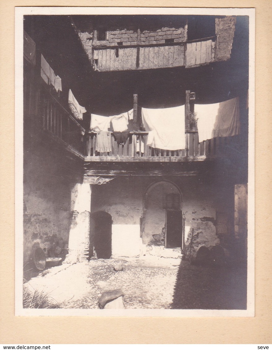 GRANADA GRENADE ESPAGNE 1930 Casa Del CHAPIZ Photo Amateur Format Environ 7,5 X 5,5 Cm - Lugares