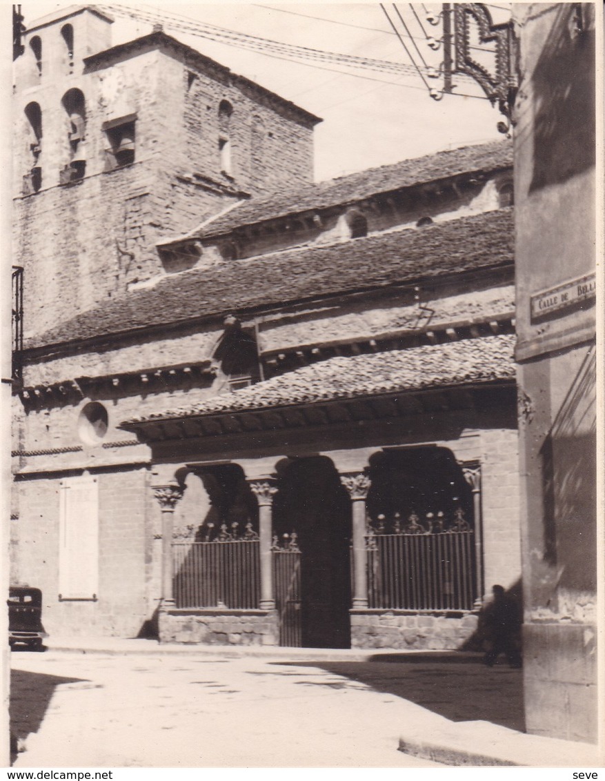 JACA La Cathédrale ESPAGNE 1950 Photo Amateur Format Environ 7,5 X 5,5 Cm - Lugares