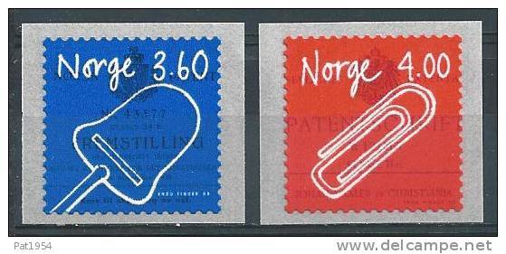 Norvège 1999 N°1261/1262 Neufs** Inventions - Unused Stamps