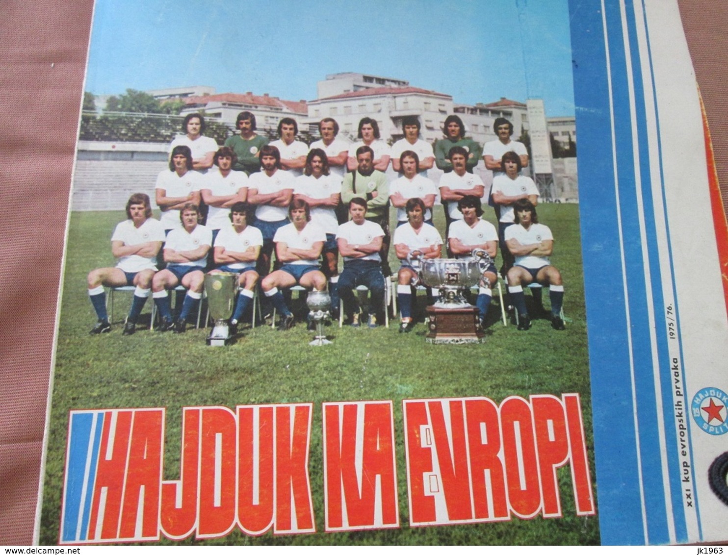 FOOTBOL, HAJDUK KA EVROPI,  XXI European Championship 1975/76 - Livres