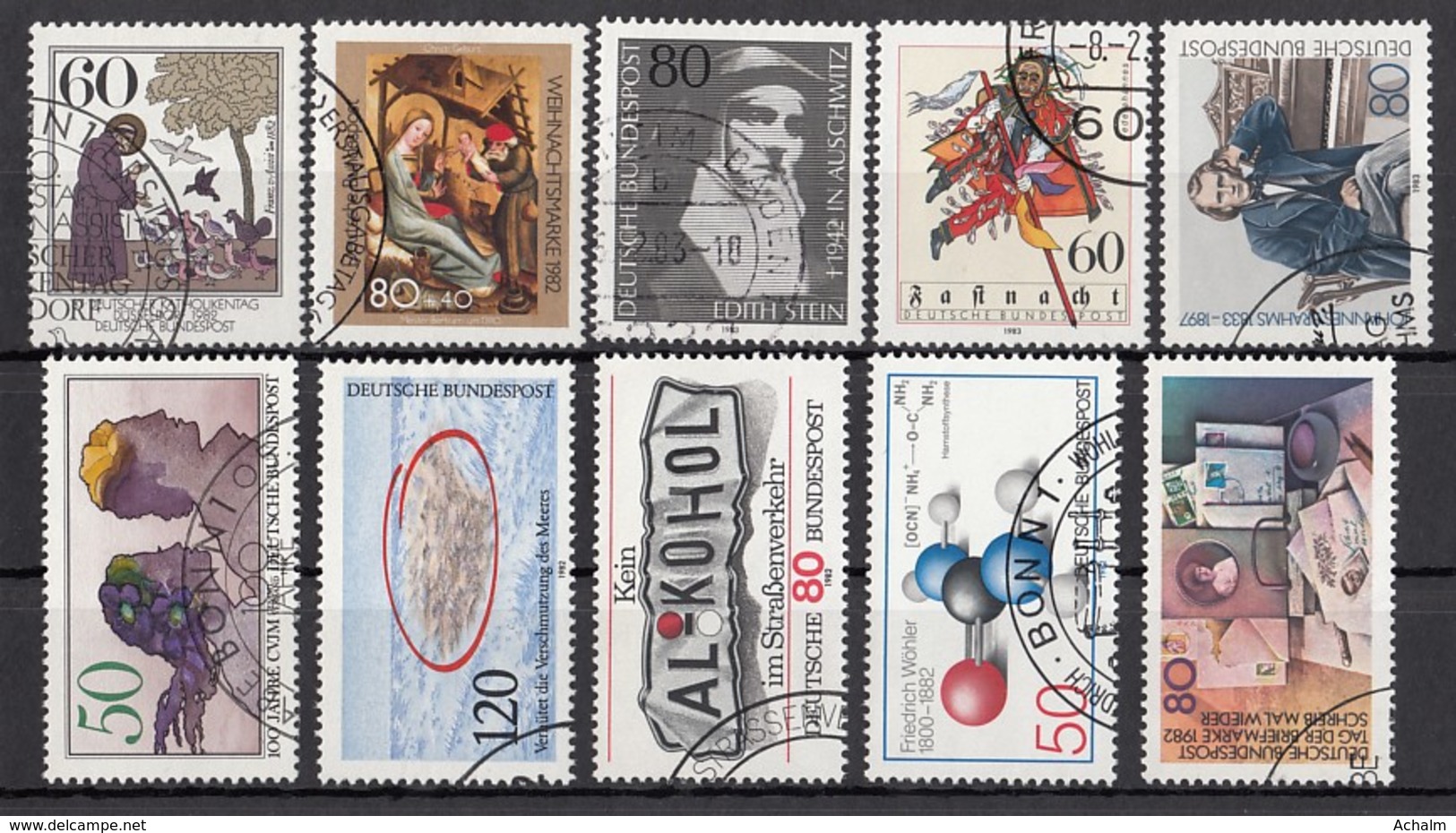 (107) Germany-BRD 1982-1984 - 20 Benutzte Briefmarken O Used - Michel-Nr. Siehe Beschreibung - Gebraucht