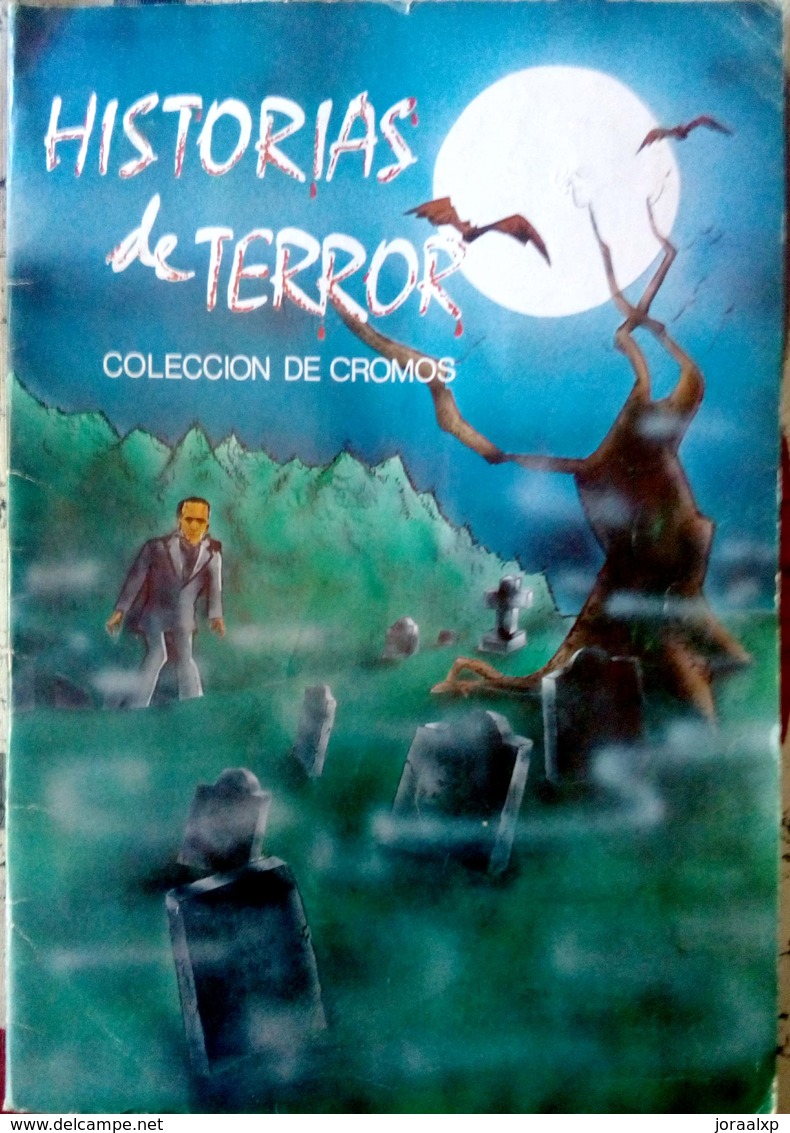 Álbum De Cromos Completo . Historias De Terror. Editorial Ediversa . - Albums & Catalogues