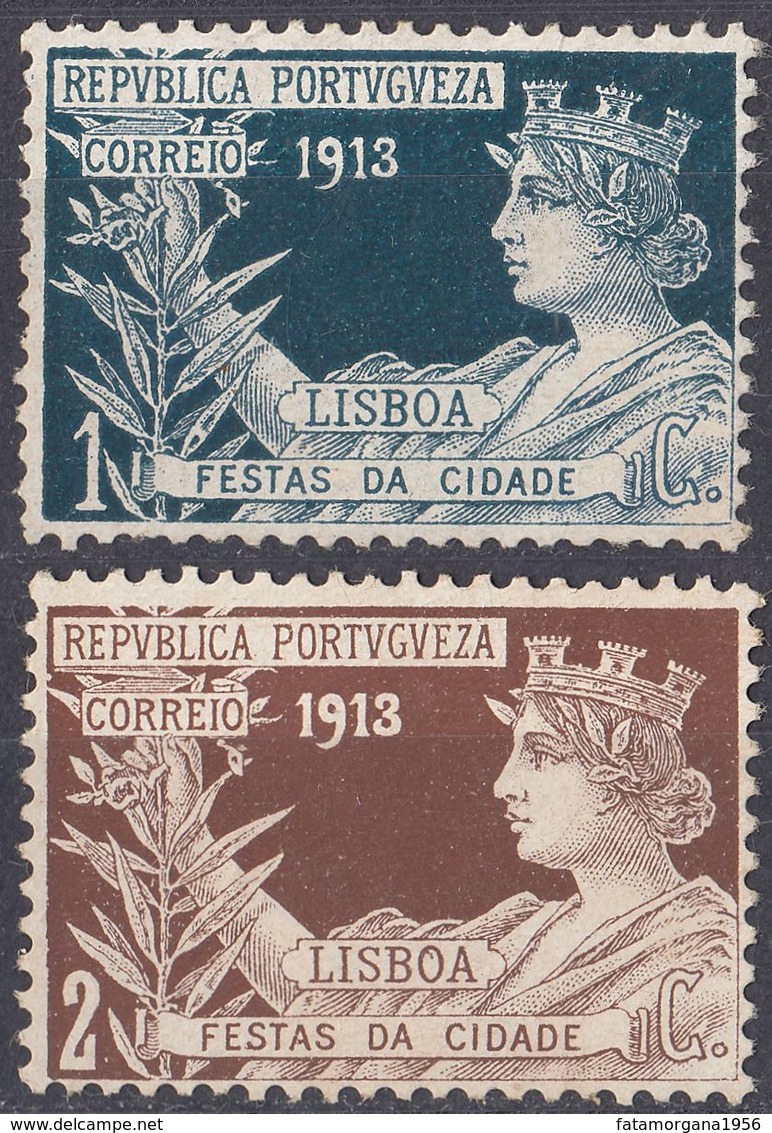 PORTUGAL - PORTOGALLO - 1913 - Serie Completa Di 2 Valori Nuovi Senza Gomma: Yvert  224/225. - Nuovi