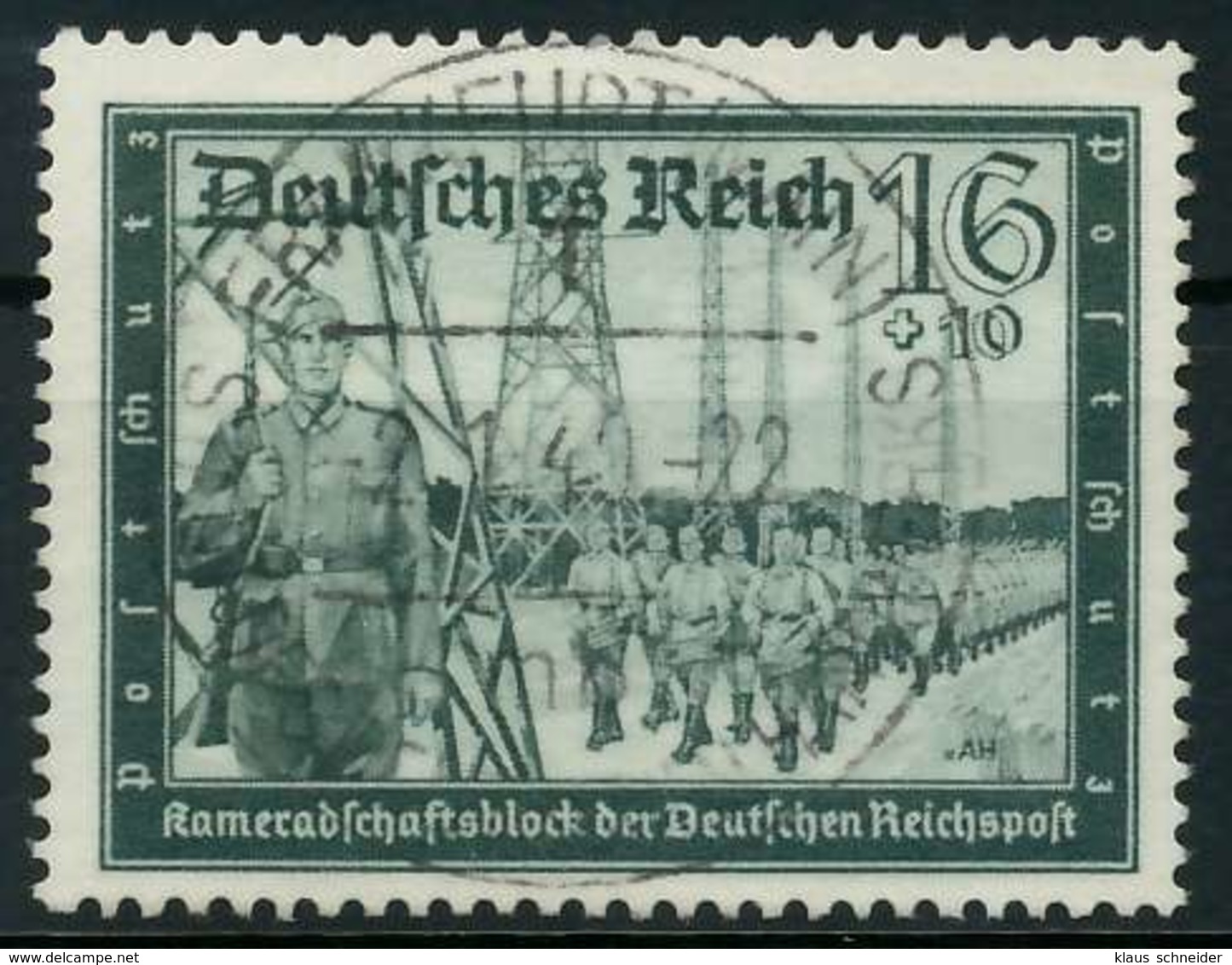 DEUTSCHES REICH 1939 Nr 710 Zentrisch Gestempelt X891F22 - Gebraucht