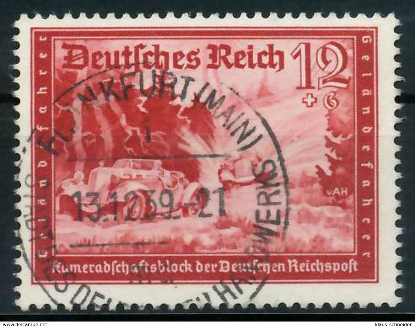 DEUTSCHES REICH 1939 Nr 708 Zentrisch Gestempelt X891F3E - Gebraucht