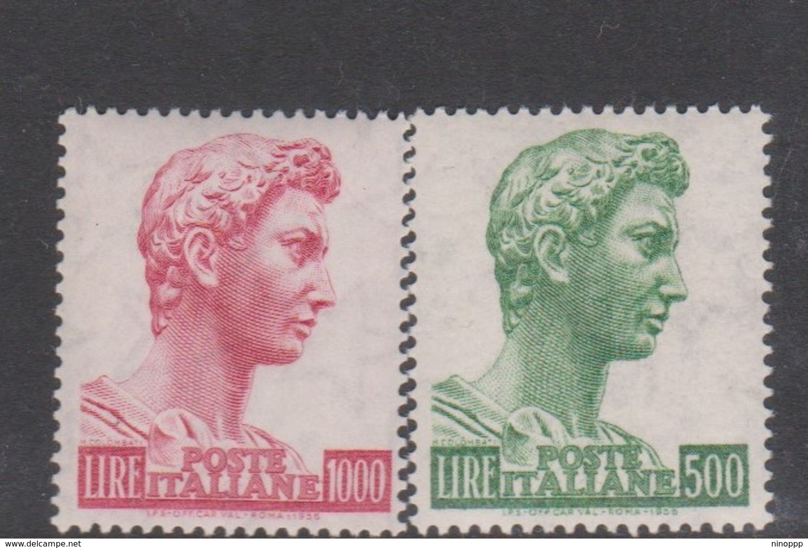 Italy Republic S 809-810 1957 St George,mint Never  Hinged - 1946-60: Mint/hinged