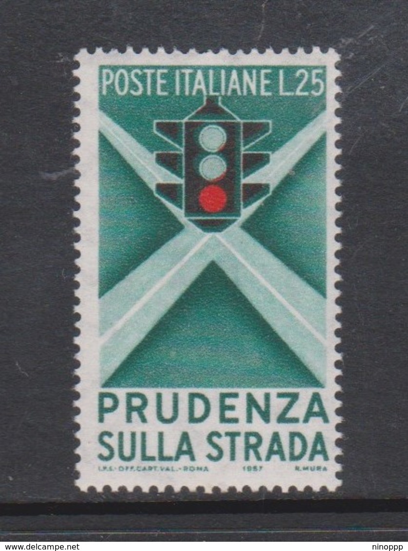 Italy Republic S 815 1957 Propaganda Road Traffic,mint Never  Hinged - 1946-60: Ungebraucht