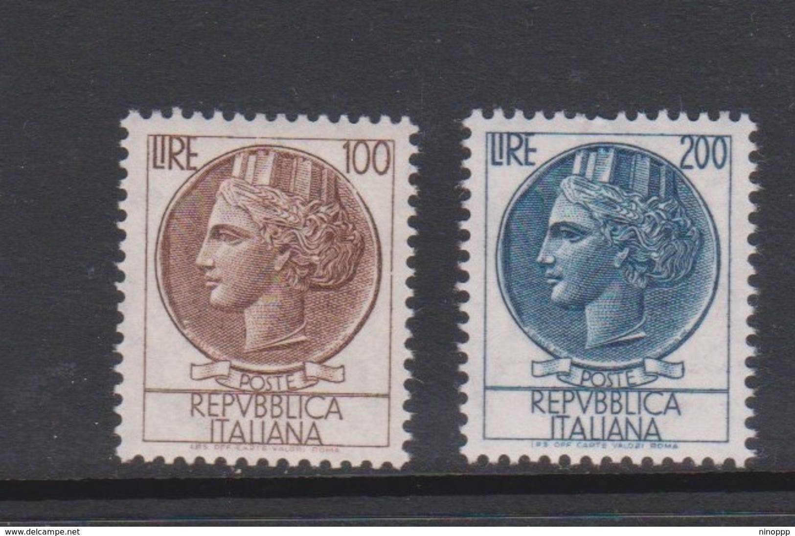 Italy Republic S 873-874 1958 Coins,mint Never  Hinged - 1946-60: Mint/hinged