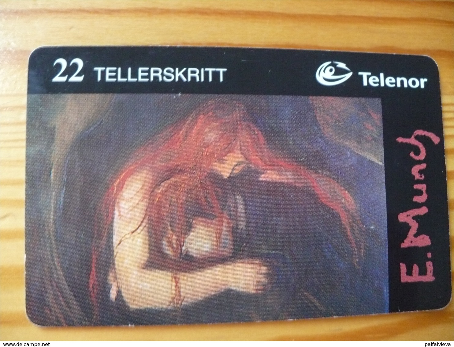 Phonecard Norway - Painting, Edvard Munch - Norway