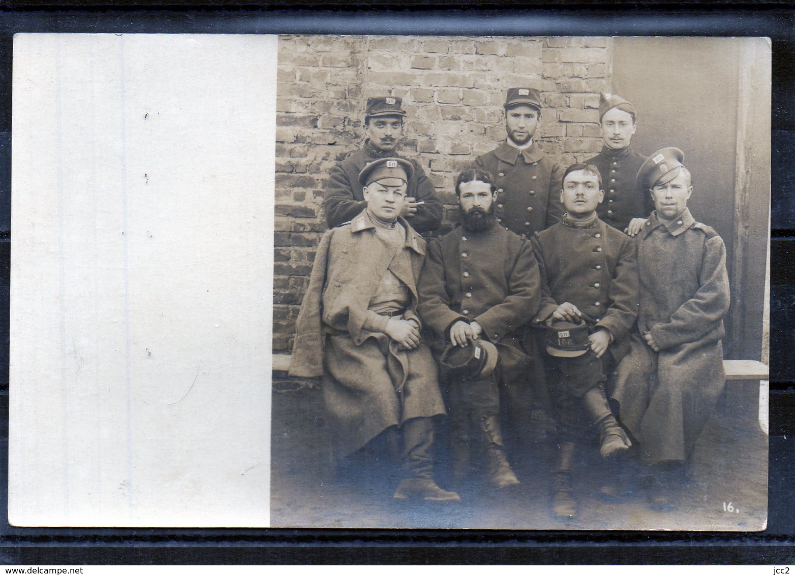 MILITARIA - Personnages - Carte Photo Groupe De Soldats - Personnages