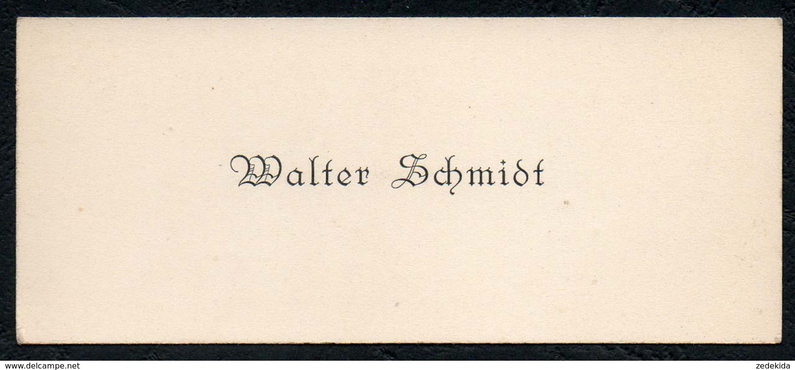 C6510 - Walter Schmidt - Visitenkarte - Visitenkarten