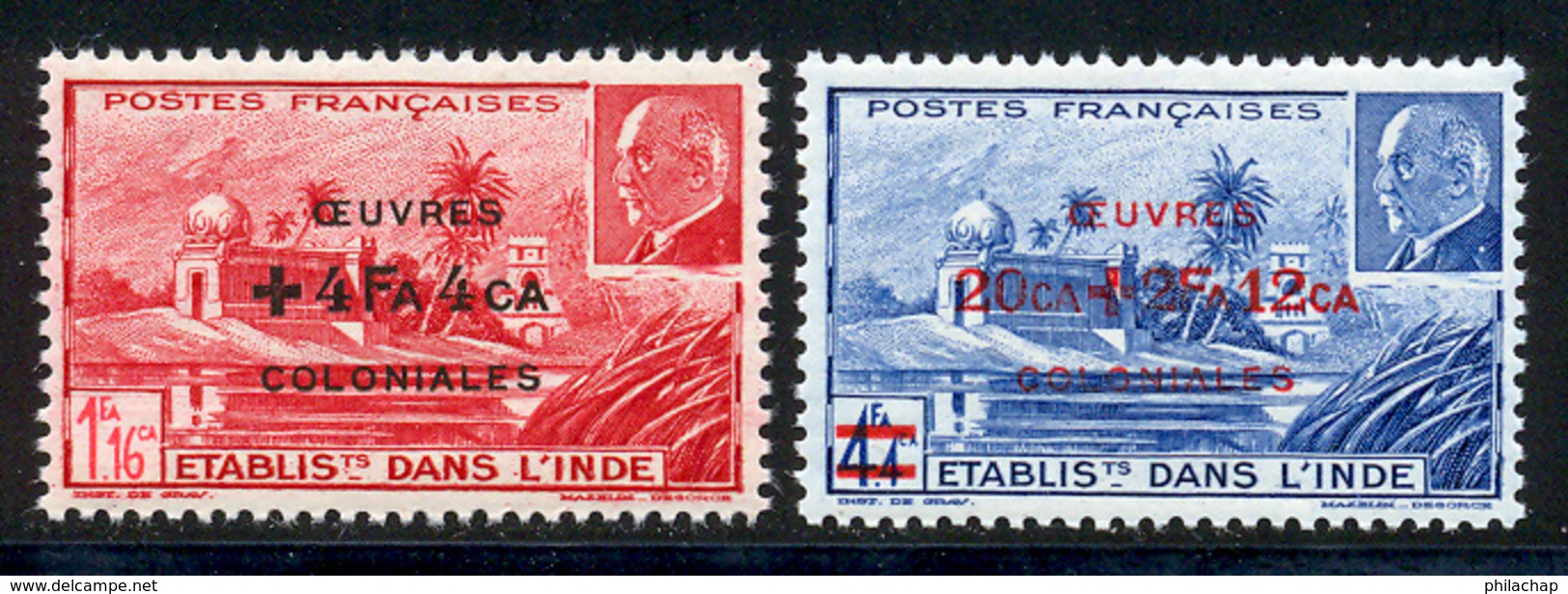 Inde 1944 Yvert 231 / 232 ** TB - Unused Stamps