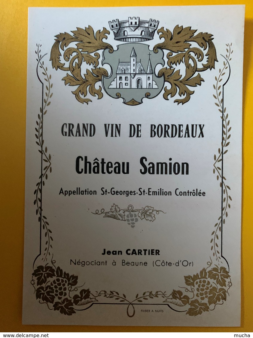 10583 - Château Samion St-Georges Saint-Emilion - Bordeaux