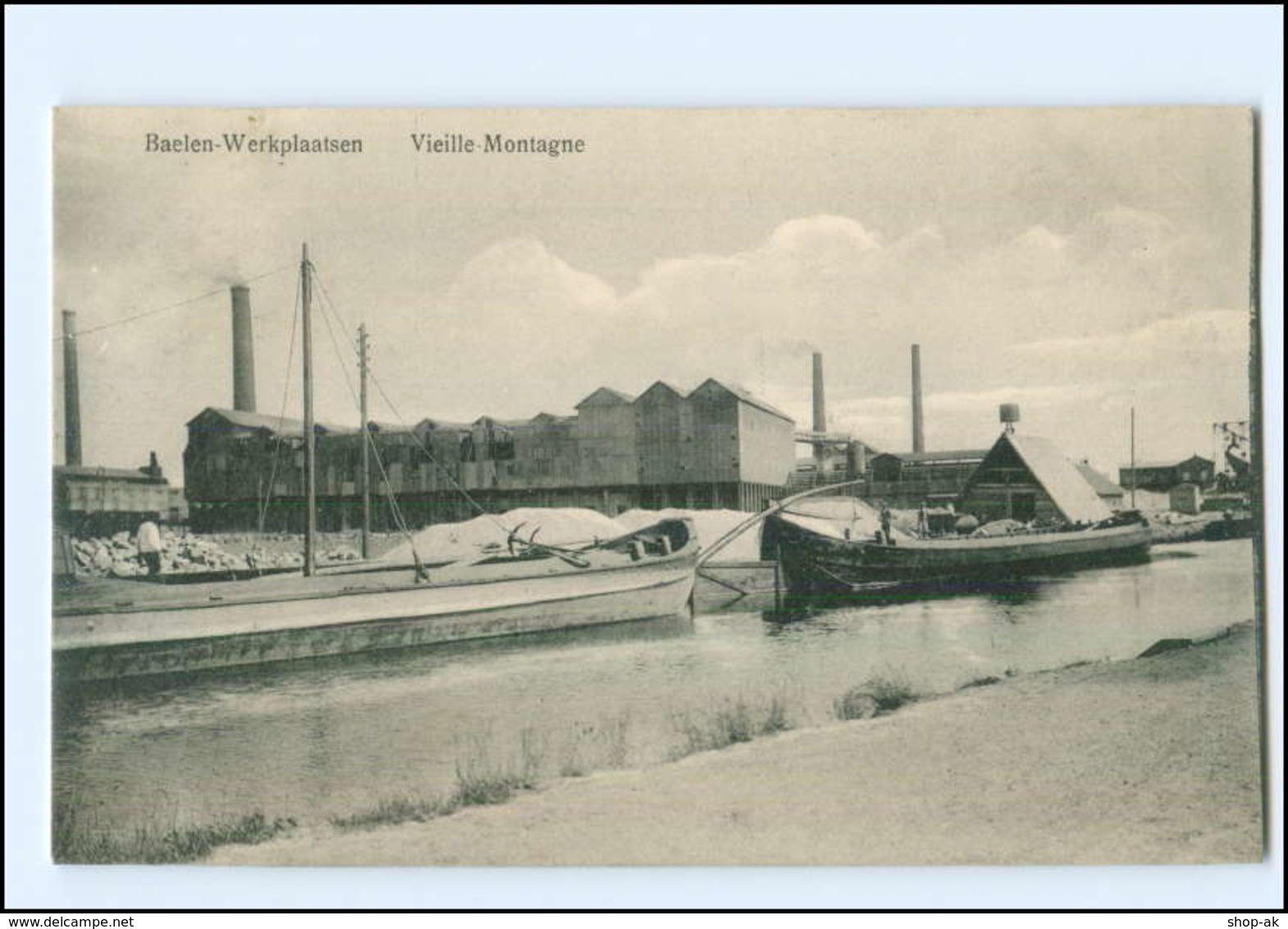 U6937/ Baelen-Werkplaatsen Vieille-Montagne Belgien AK Ca.1910 - Autres & Non Classés