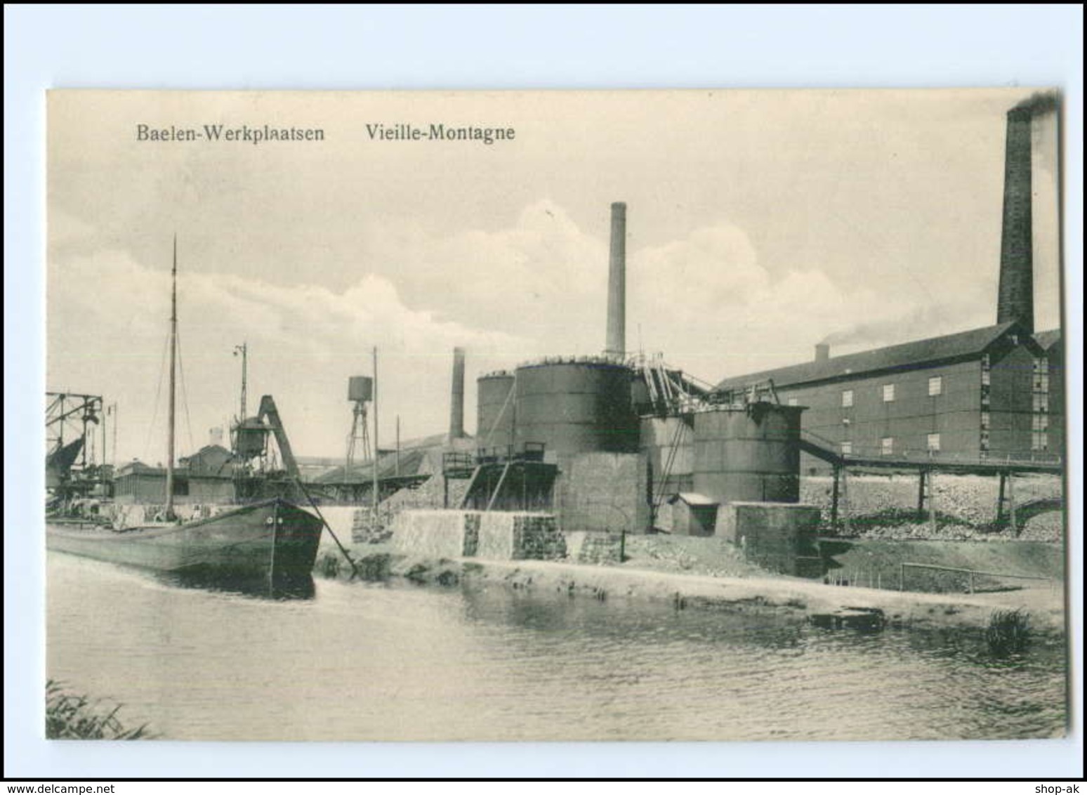 U6936/ Baelen-Werkplaatsen Vieille-Montagne Belgien AK Ca.1910 - Autres & Non Classés