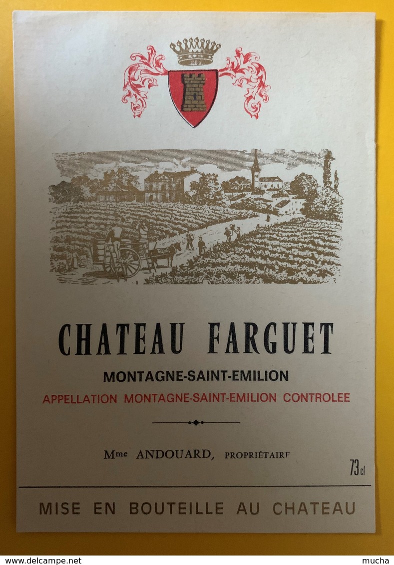 10589 - Château Farguet Montagne Saint-Emilion - Bordeaux