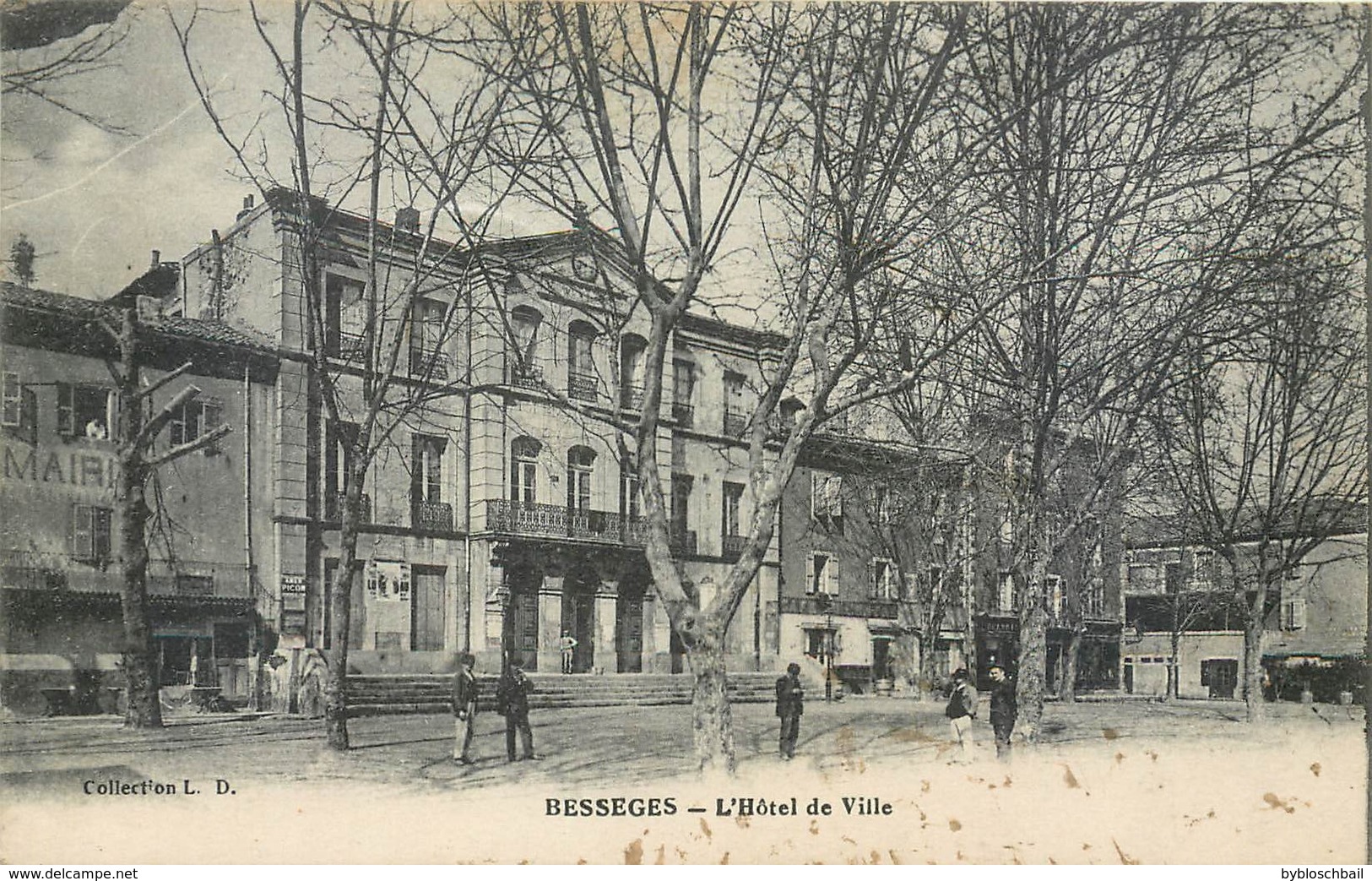 CPA 30 Gard Bessèges L'Hôtel De Ville - Bessèges