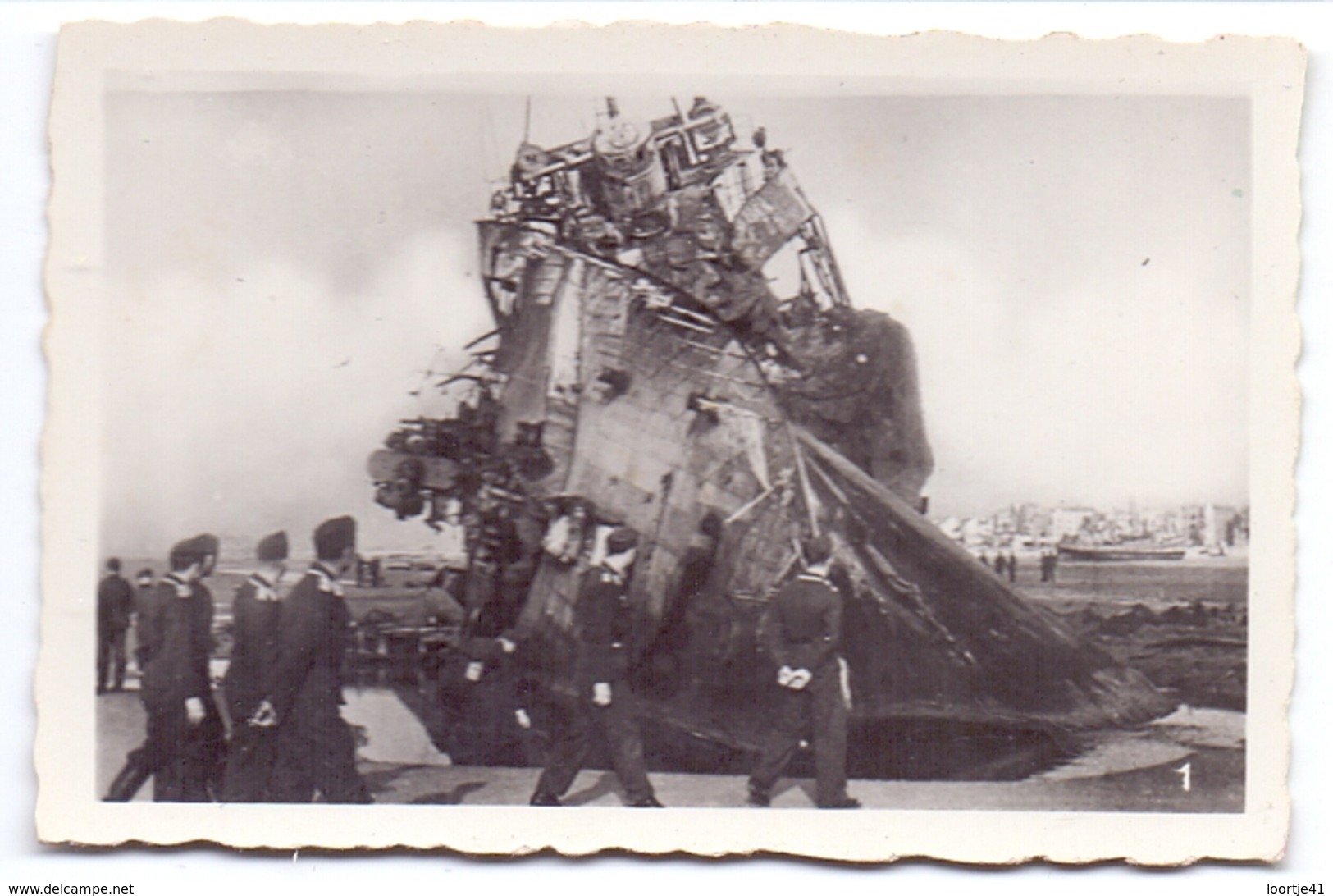 Foto Photo - Oorlog Guerre 1939 - 1945 - Zeebrugge - Strand - Plage - Soldats Allemand - Duitse Soldaten - N°1 - Guerre, Militaire