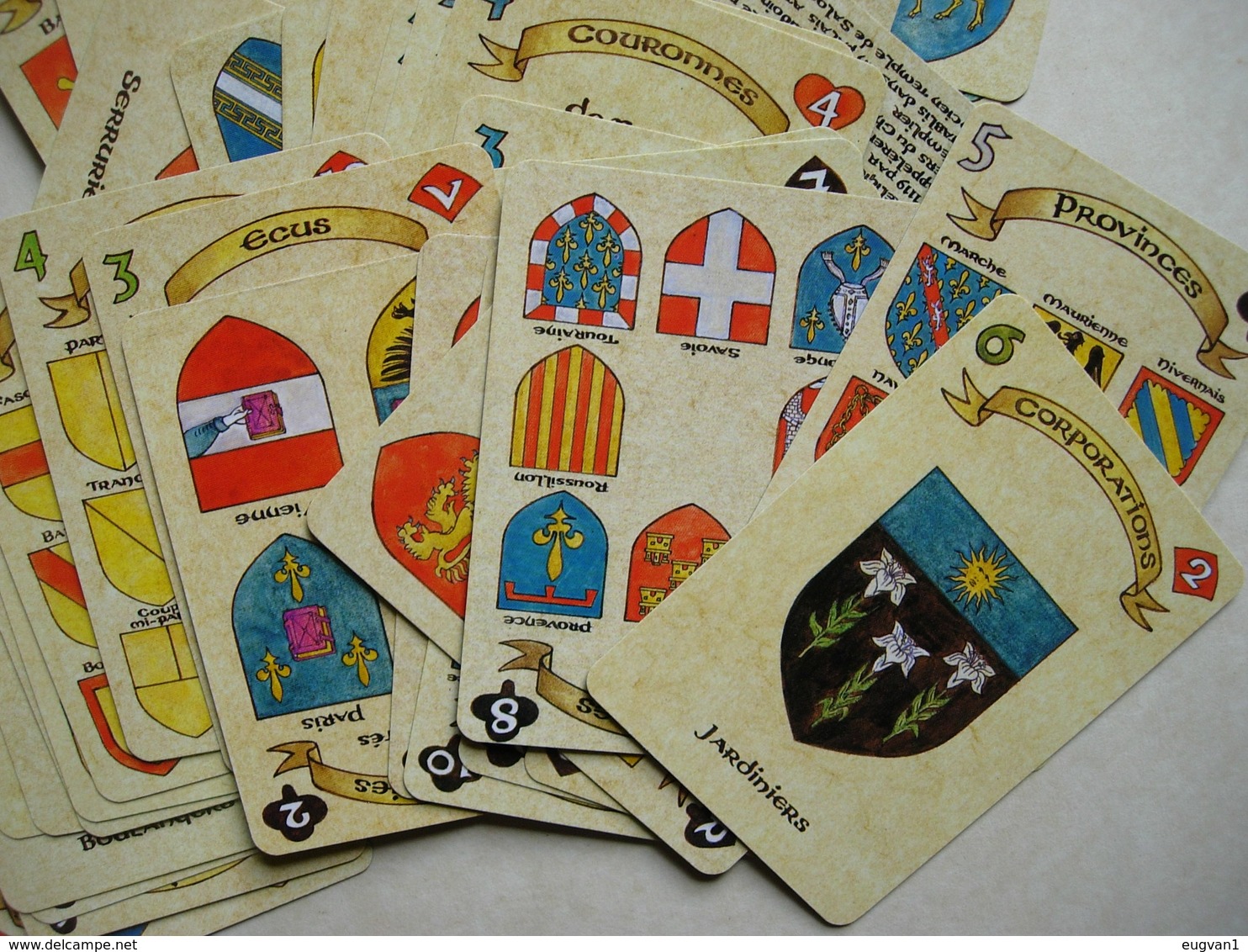 Jeu De Cartes : Les Blasons. Jeu Entiier. Etat Neuf. - Other & Unclassified