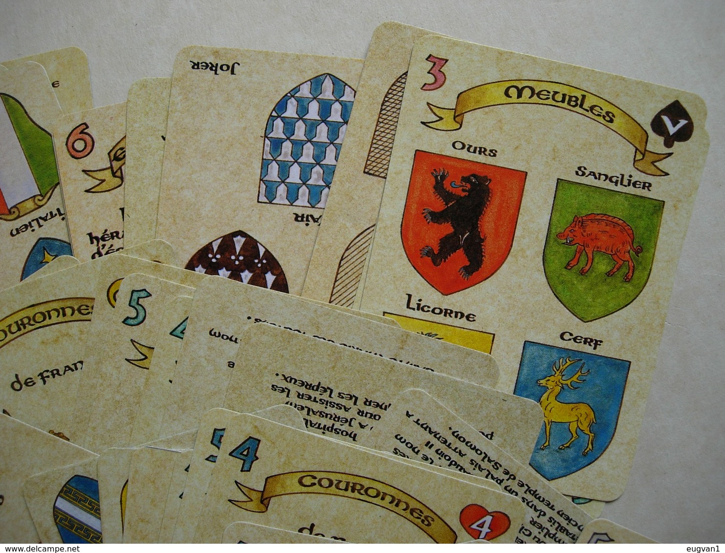 Jeu De Cartes : Les Blasons. Jeu Entiier. Etat Neuf. - Other & Unclassified