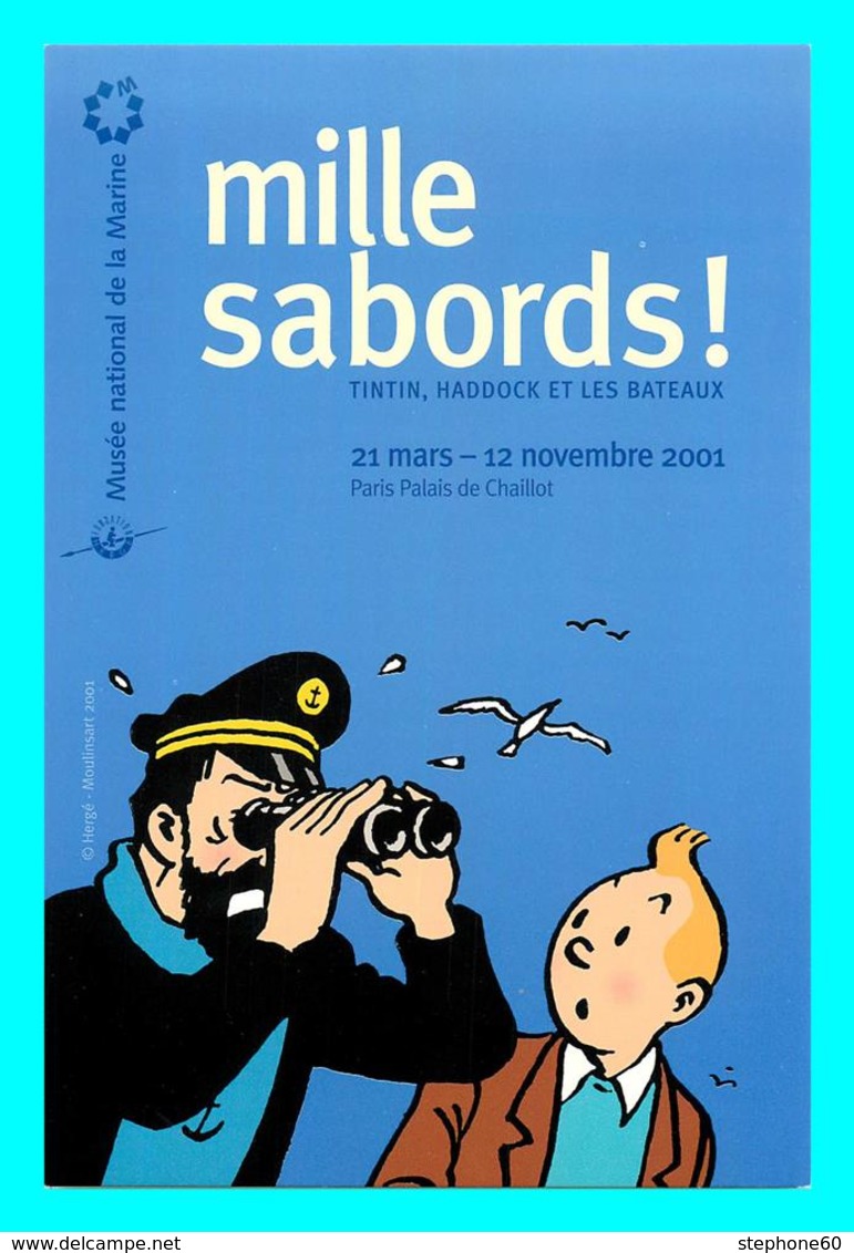 A779 / 597  HERGÉ TINTIN Musée National De La Marine 2001 - Hergé