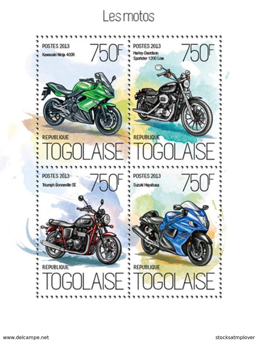 Togo 2013 Motorcycles - Togo (1960-...)