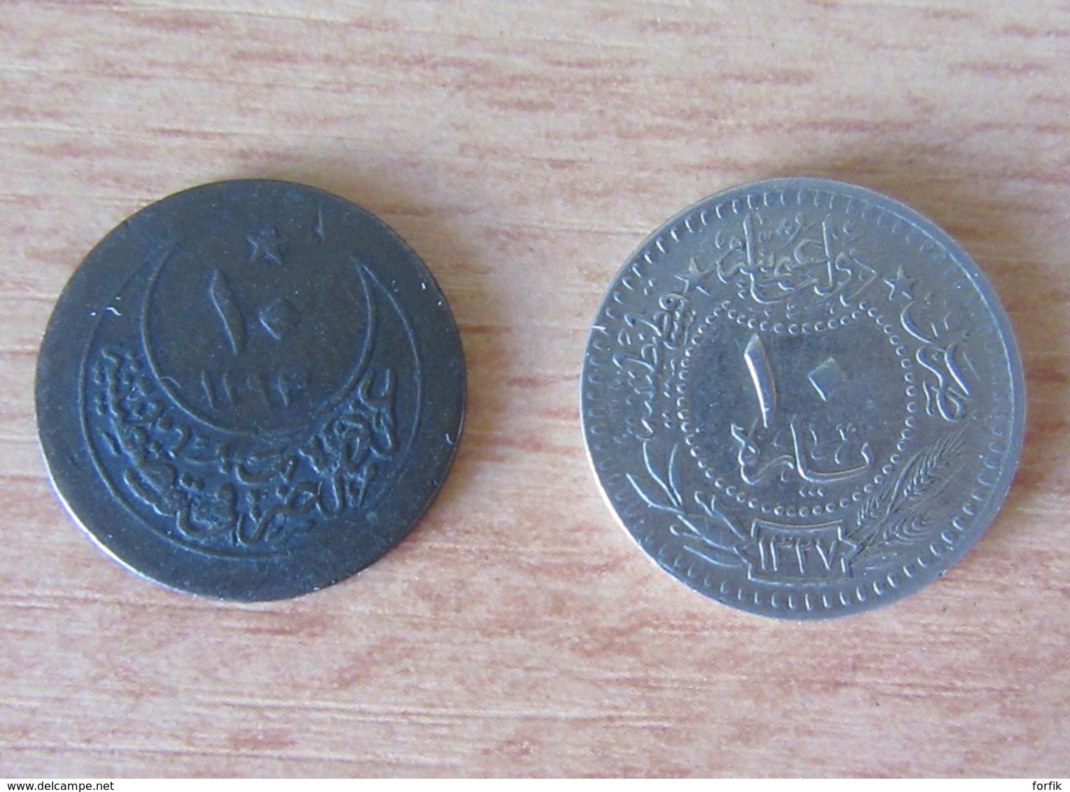 Turquie / Empire Ottoman - 5 Monnaies Dont 3 De 5 Kurush 1223 (Version 1833) En Bas Billon - Türkei