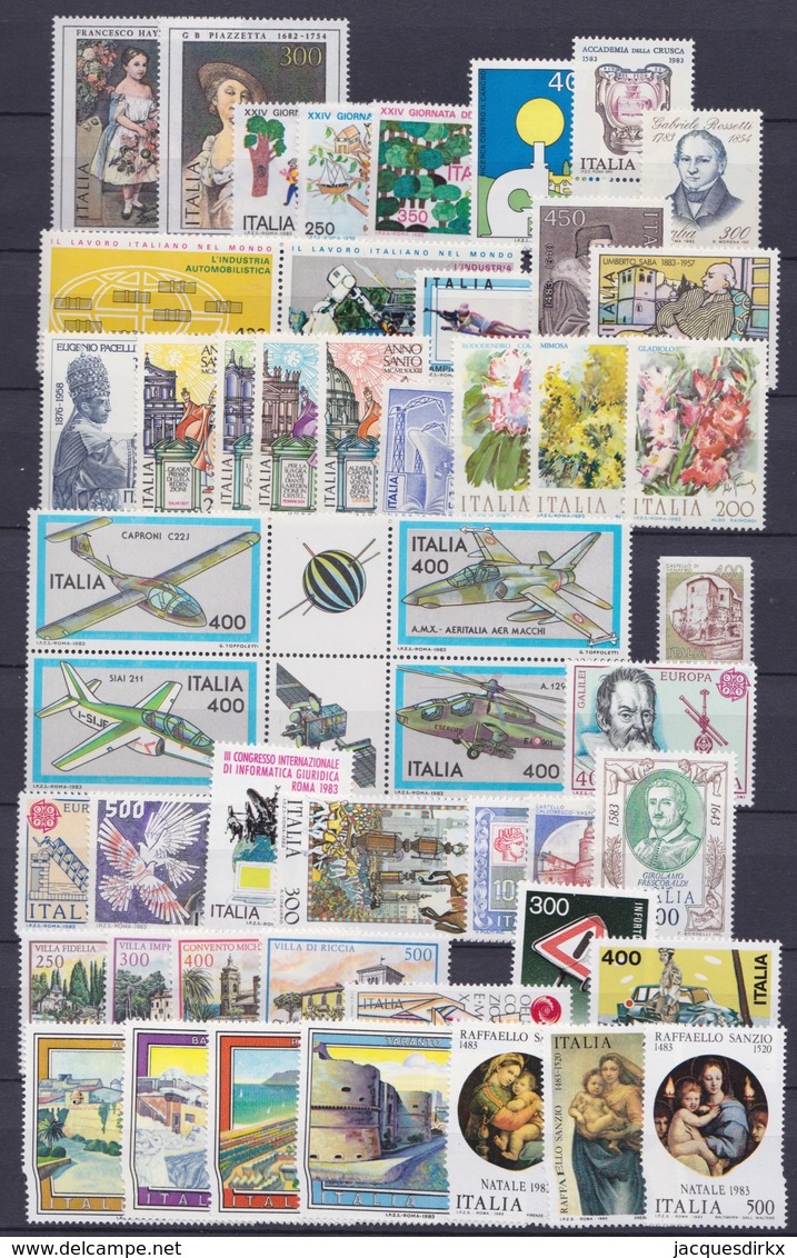 Italy    .     Page With Stamps     **  .     MNH  .   /    .   Neuf SANS  Charniere ** - 1981-90:  Nuevos