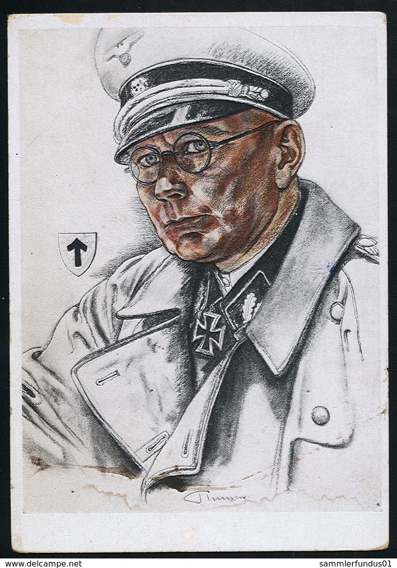 AK/CP  RR!  Willrich  SS  Elite  Oberführer Keppler   Ungel/uncirc.1933-45   Erhaltung/Cond. 2/2-  Nr. 00822 - Guerra 1939-45