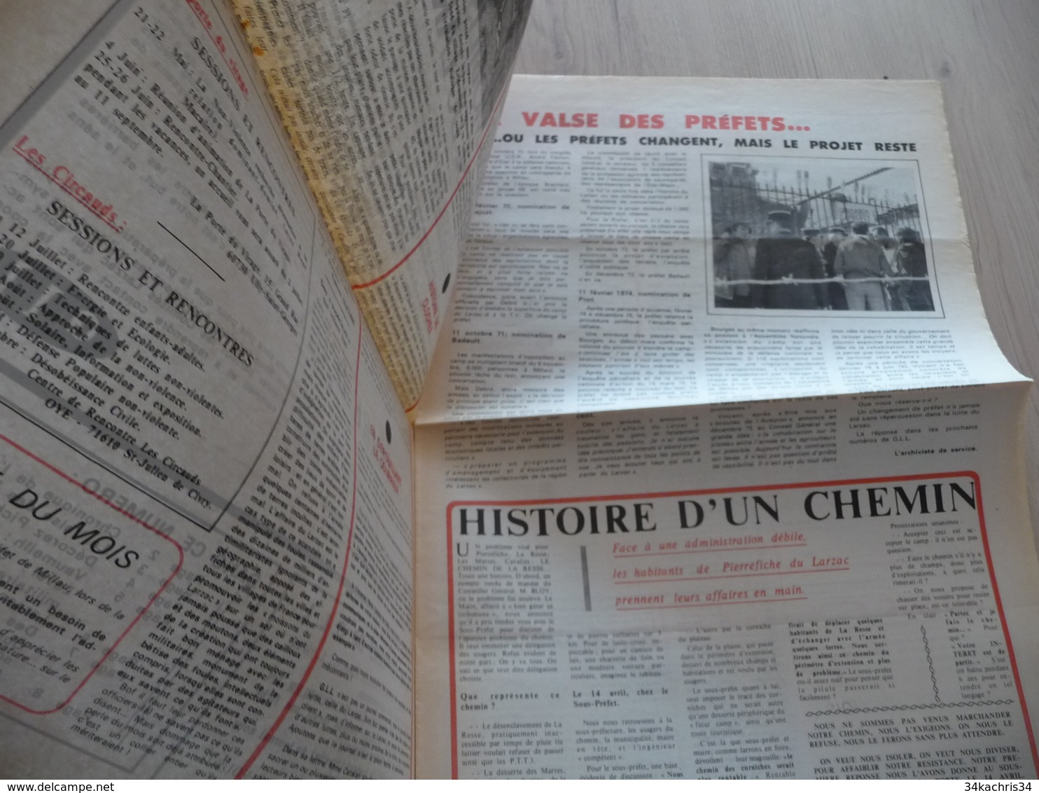 Journal Larzac Défense Du Larzac Gardarem  Lo Larzac N°22 Mai 1977 - Languedoc-Roussillon