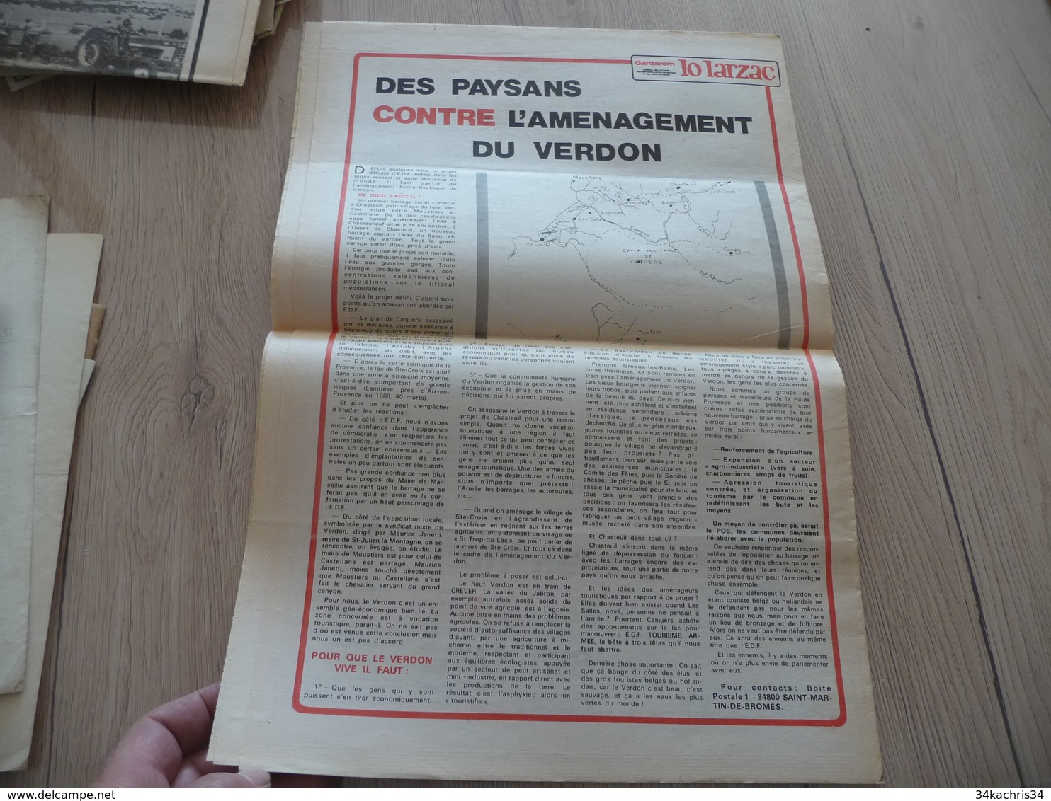 Journal Larzac Défense Du Larzac Gardarem  Lo Larzac N°22 Mai 1977 - Languedoc-Roussillon