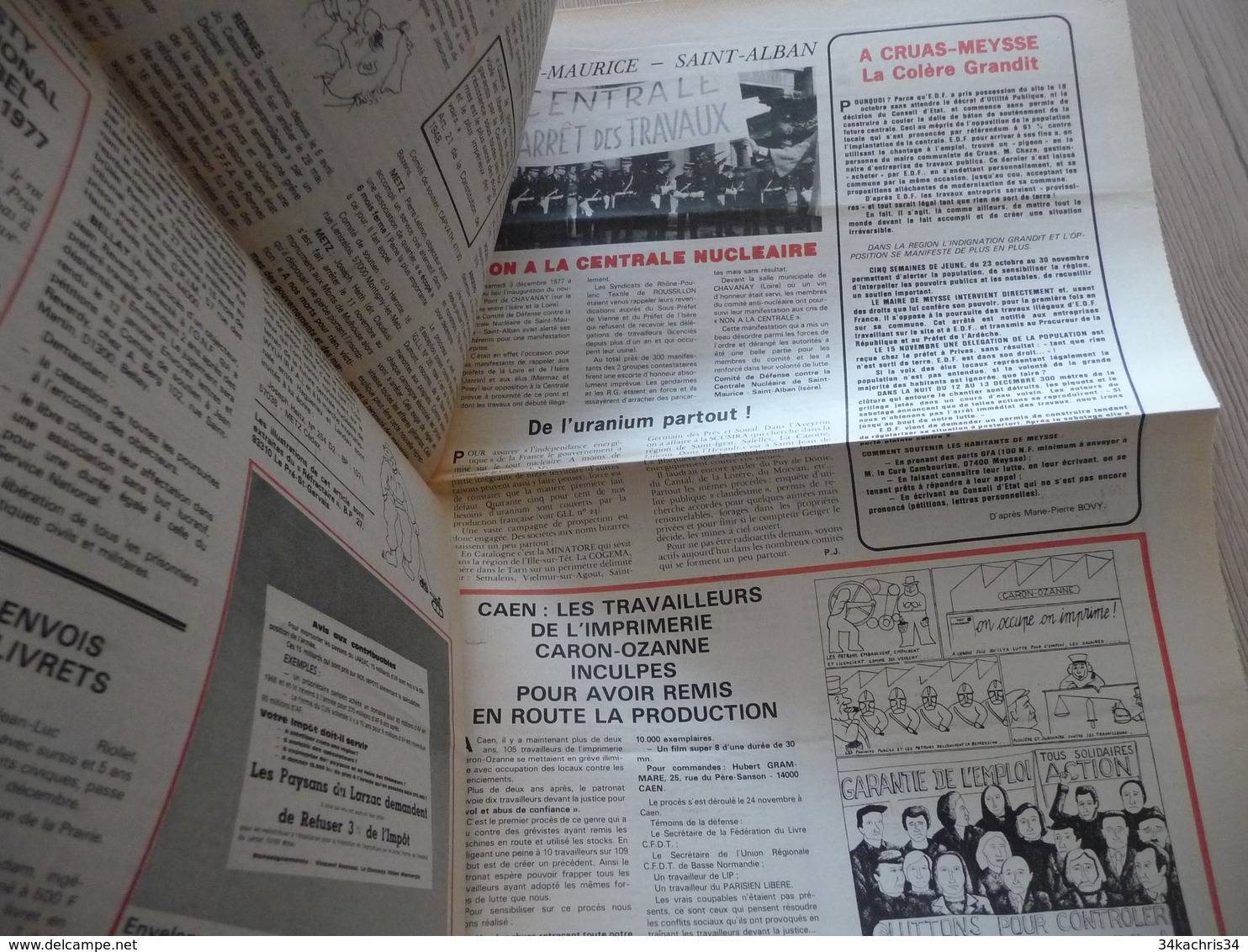 Journal Larzac Défense Du Larzac Gardarem  Lo Larzac N°29 Janvier 1978 - Languedoc-Roussillon