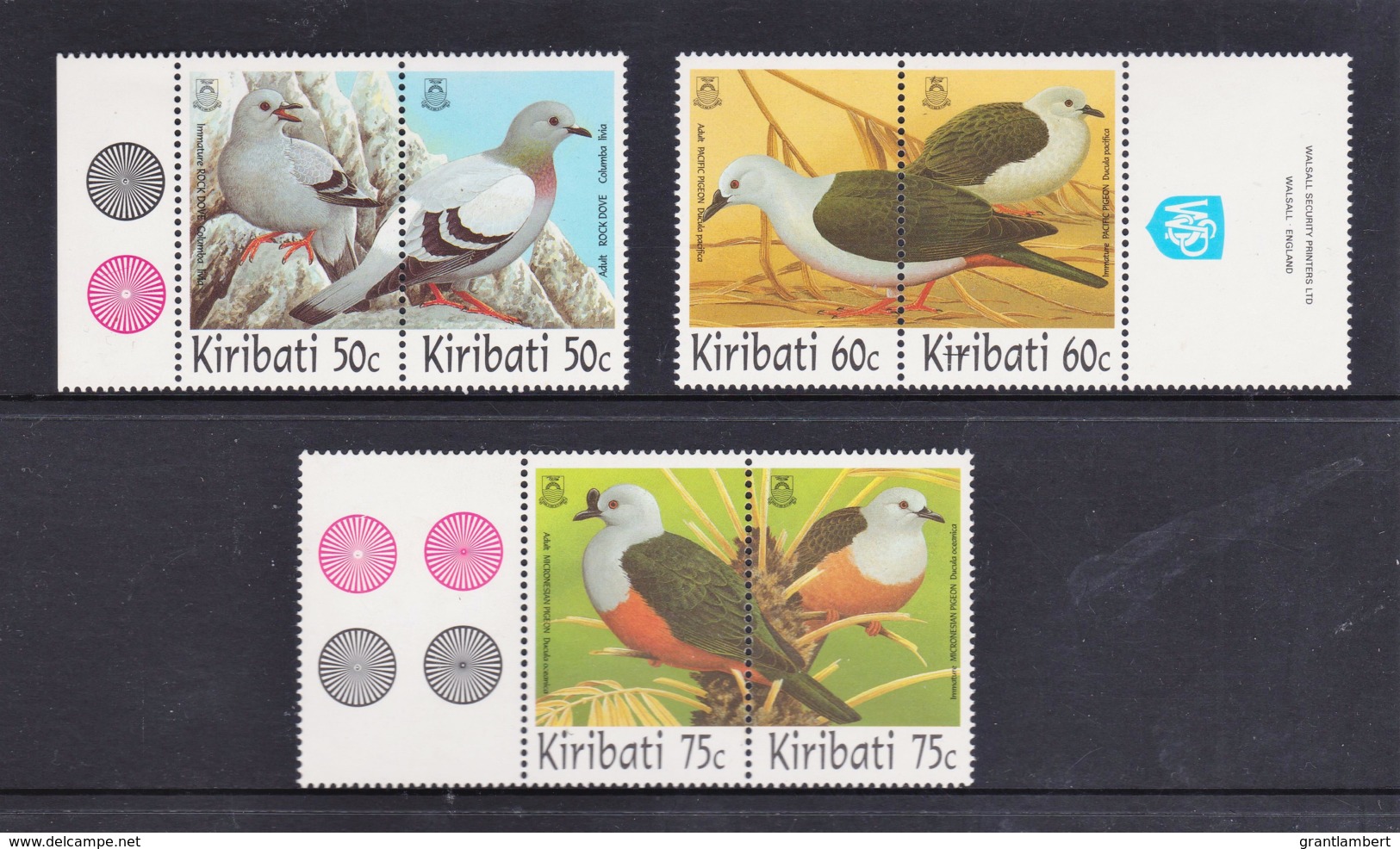 Kiribati 1997 Birds Set Of 6 MNH - Kiribati (1979-...)