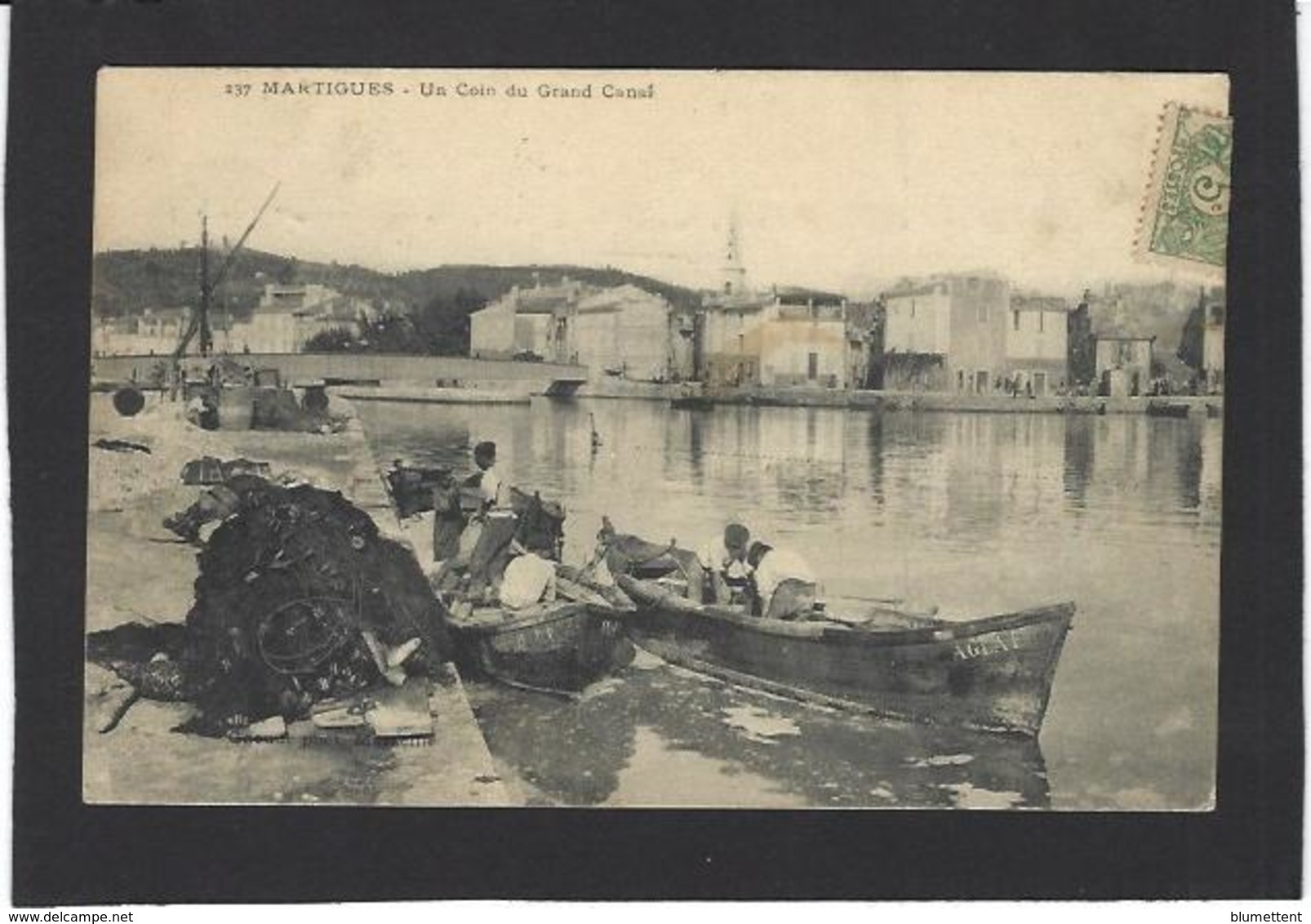 CPA Bouches Du Rhône 13 Martigues Circulé Métier Pêcheur - Martigues