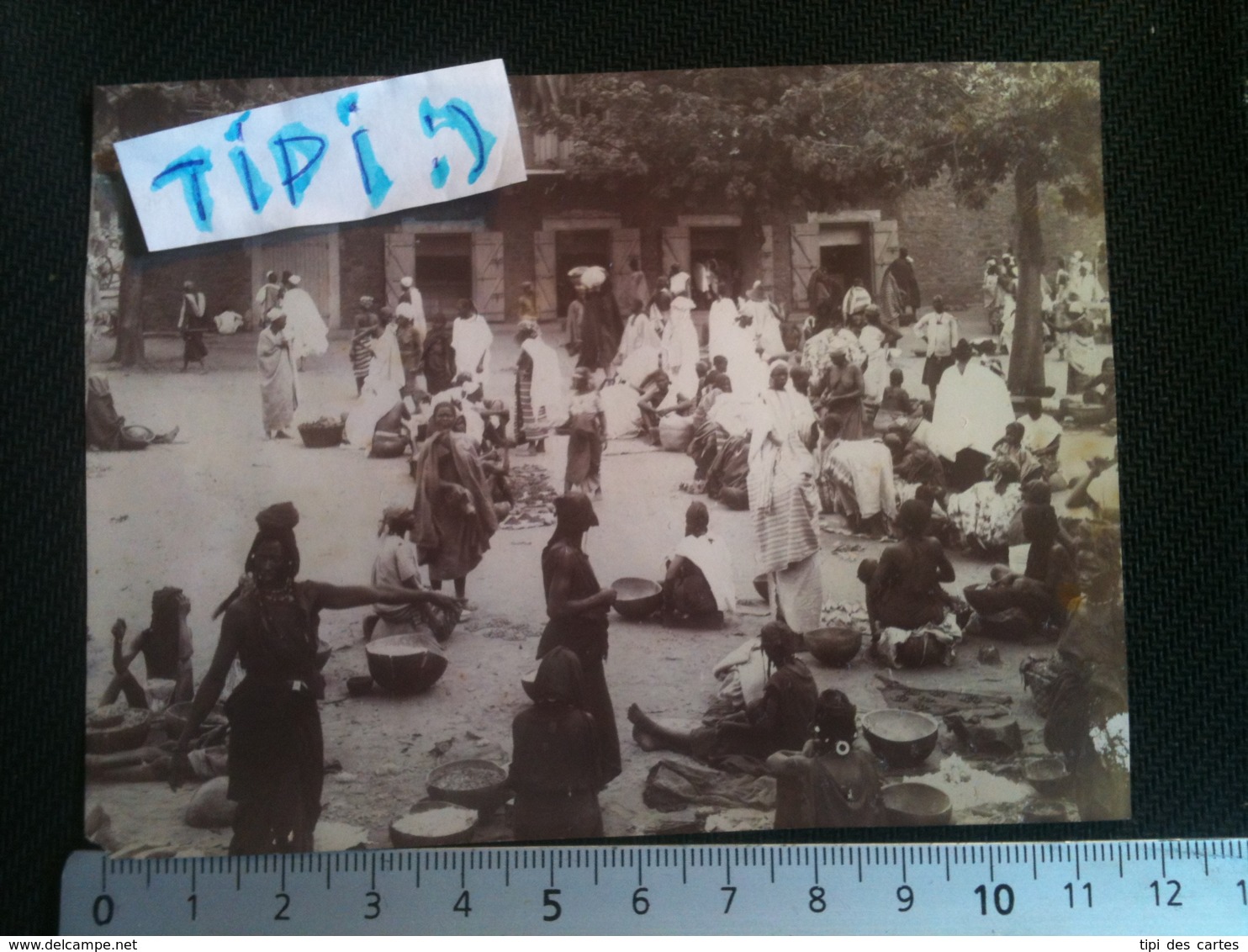 Photo - Mali Soudan Français - Kayes - Le Marché, Ca1898 - Antiche (ante 1900)