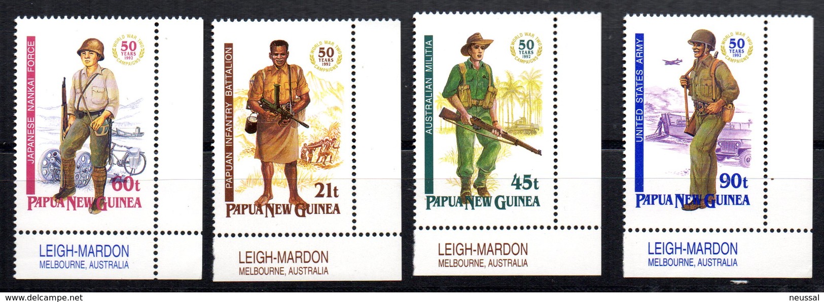 Serie Nº 659/62 Papua - Militares