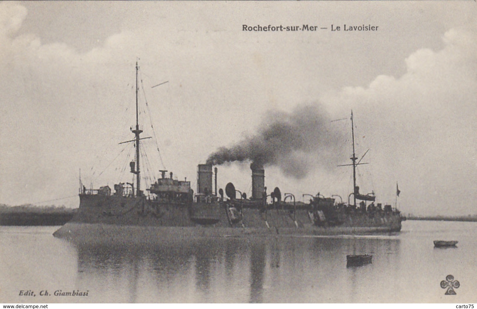 Rochefort-sur-Mer 17 - Marine De Guerre Bâteaux Le Lavoisier - Rochefort