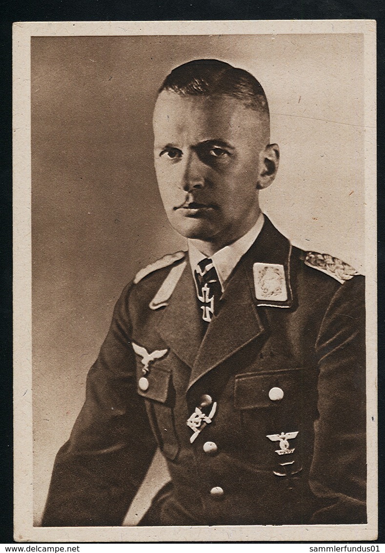 AK/CP Luftwaffe Ritterkreuzträger  Generaloberst  Jeschonnek   Ungel/uncirc.1933-45  Erhaltung/Cond. 2/2-  Nr. 00845 - Guerra 1939-45