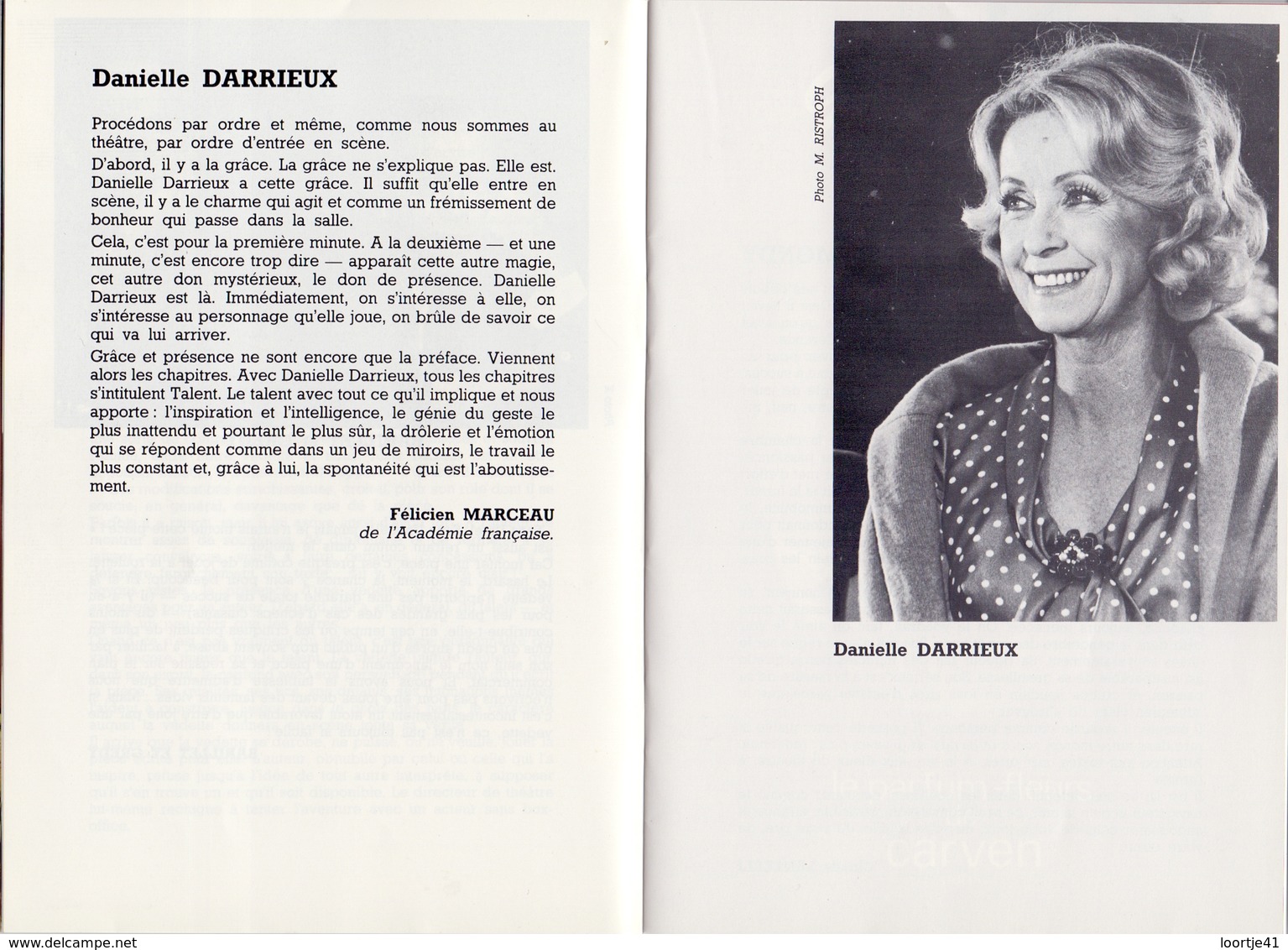 Programma Programme - Théatre - Galas Karsenty Herbert - Potiche - 1982 - 1983 - Programmes