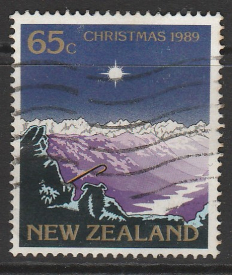 New Zealand 1989 Christmas - Designs Showing Star Of Bethlehem 65 C Multicoloured SW 1107 O Used - Used Stamps