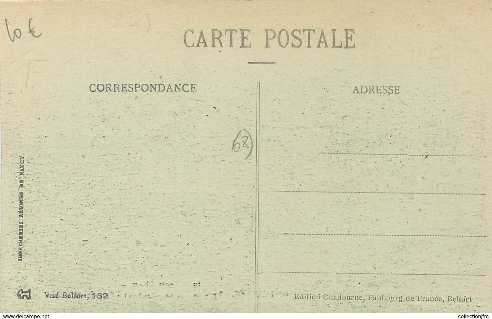 CPA FRANCE 68 "Diefmatten, Type De Maison Alsacienne" - Dannemarie