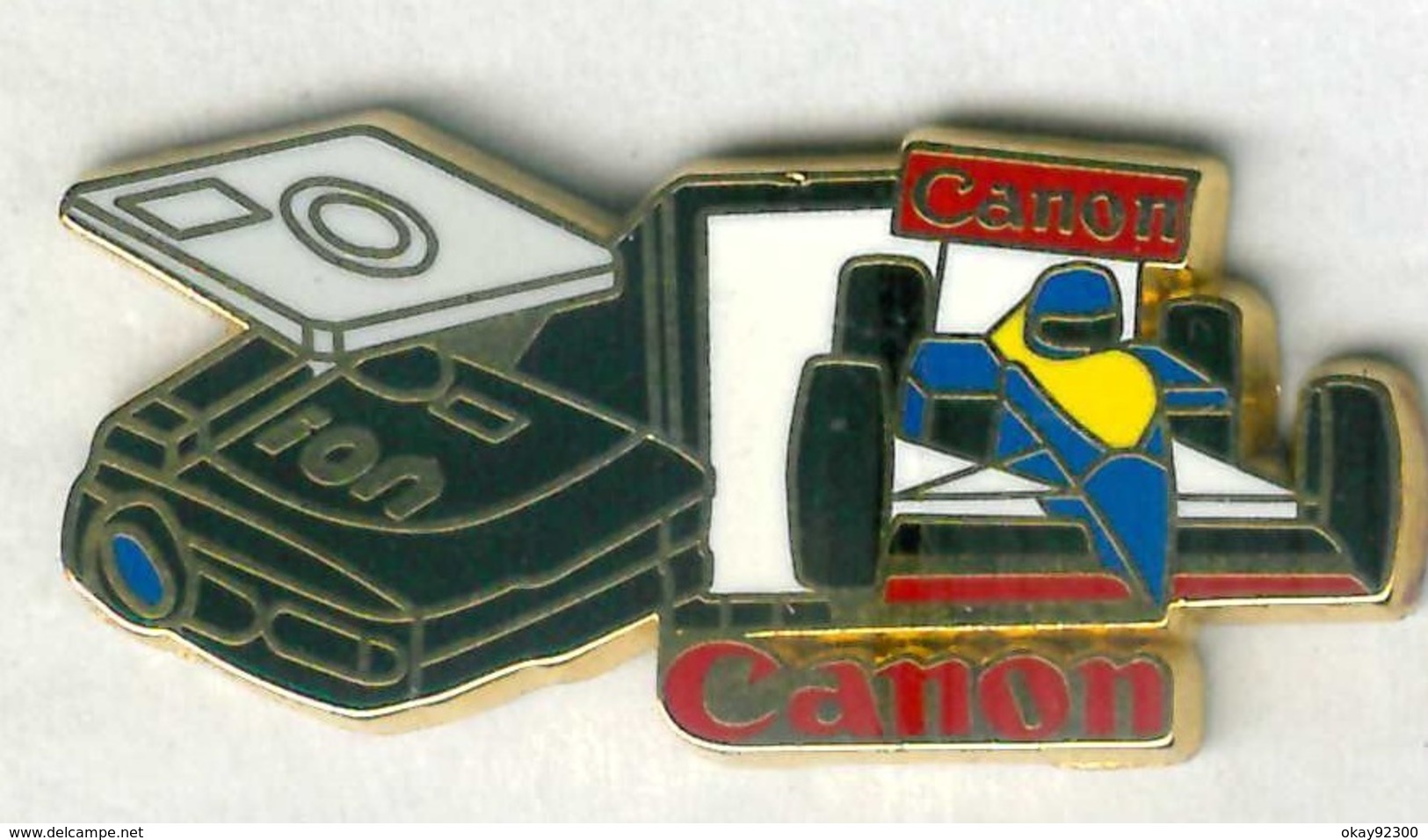 Pin's Arthus Bertrand - Canon F1 Formule 1 - Automovilismo - F1