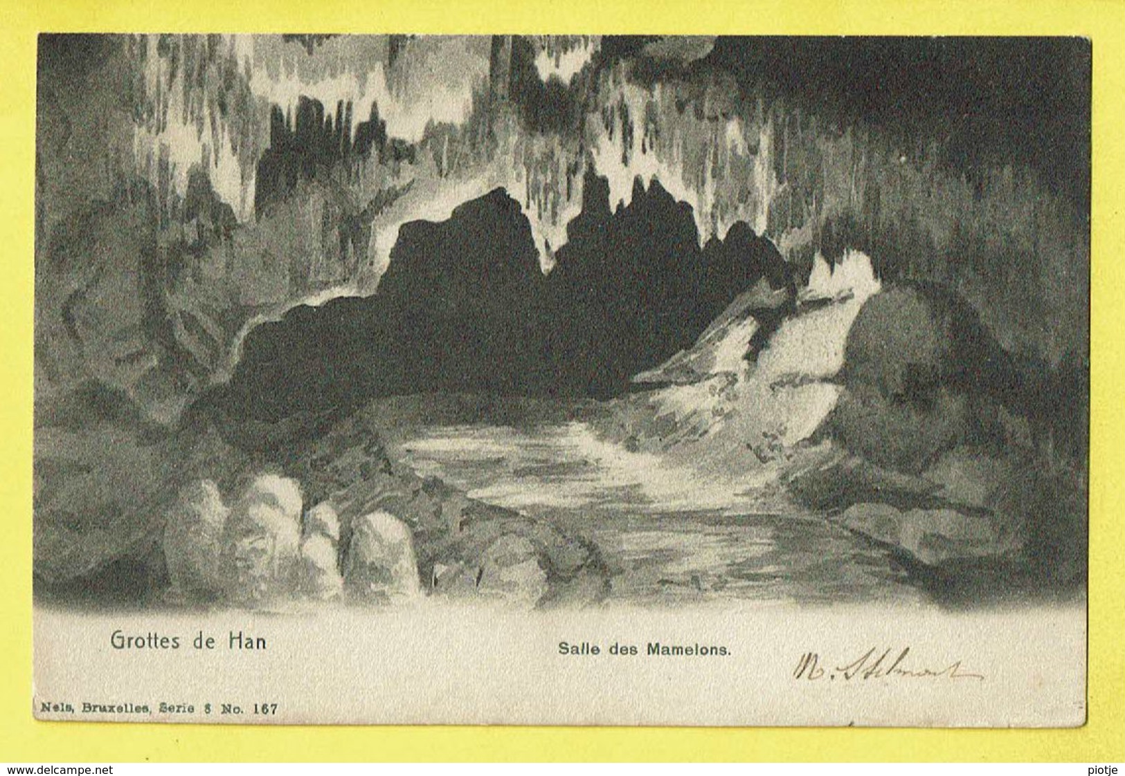 * Han Sur Lesse (Rochefort - Namur - La Wallonie) * (Nels, Série 8, Nr 167) Grottes De Han, Salle Des Mamelons, Grot - Rochefort