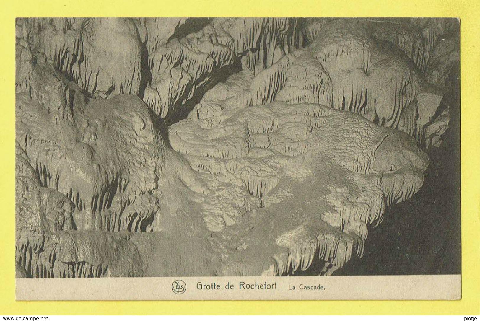 * Rochefort (Namur - La Wallonie) * (Nels) Grotte De Rochefort, La Cascade, Grot, Rare, Old, CPA, Unique - Rochefort
