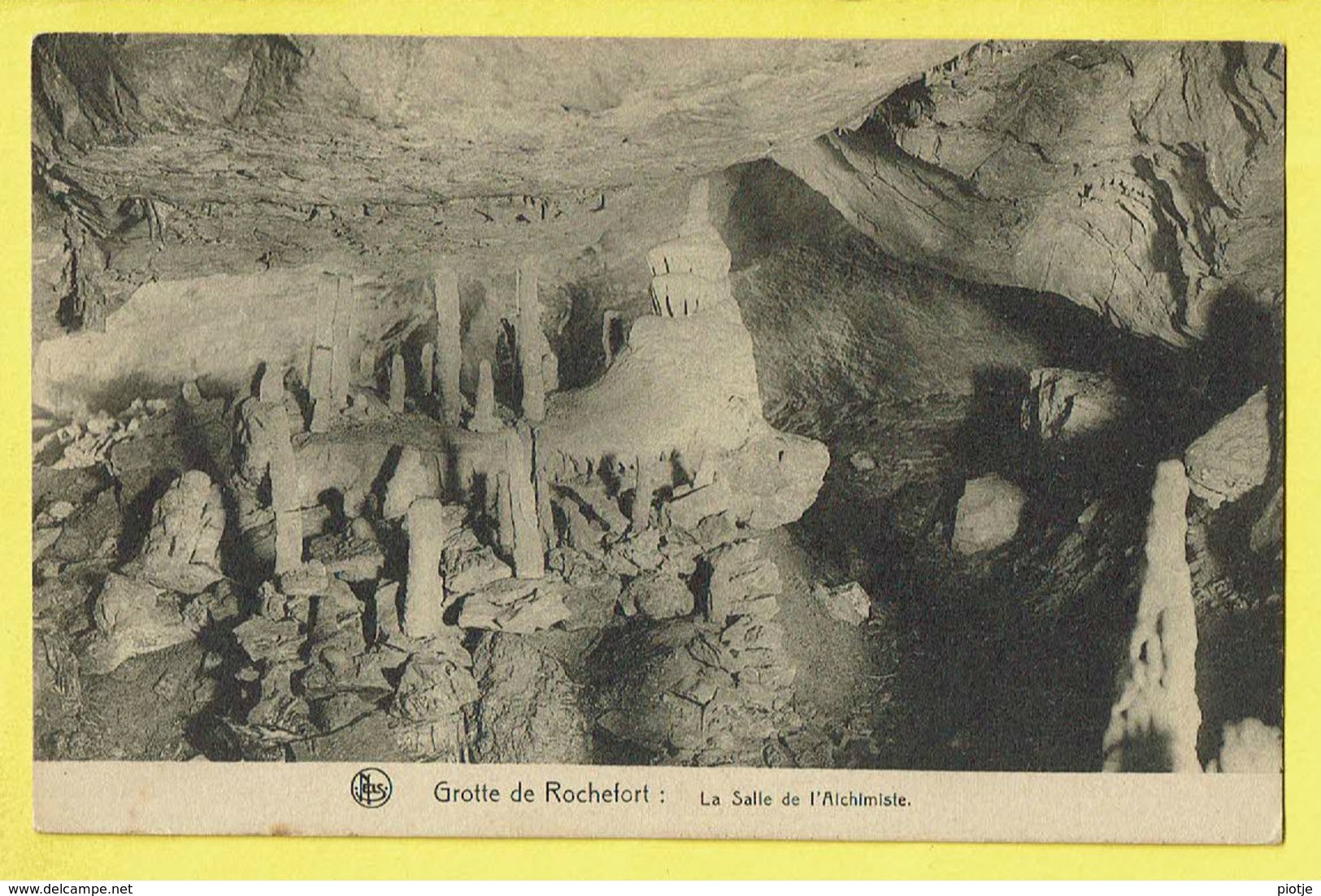 * Rochefort (Namur - La Wallonie) * (Nels) Grotte De Rochefort, Grot, Salle De L'alchimiste, Intérieur, Rare, Old, CPA - Rochefort