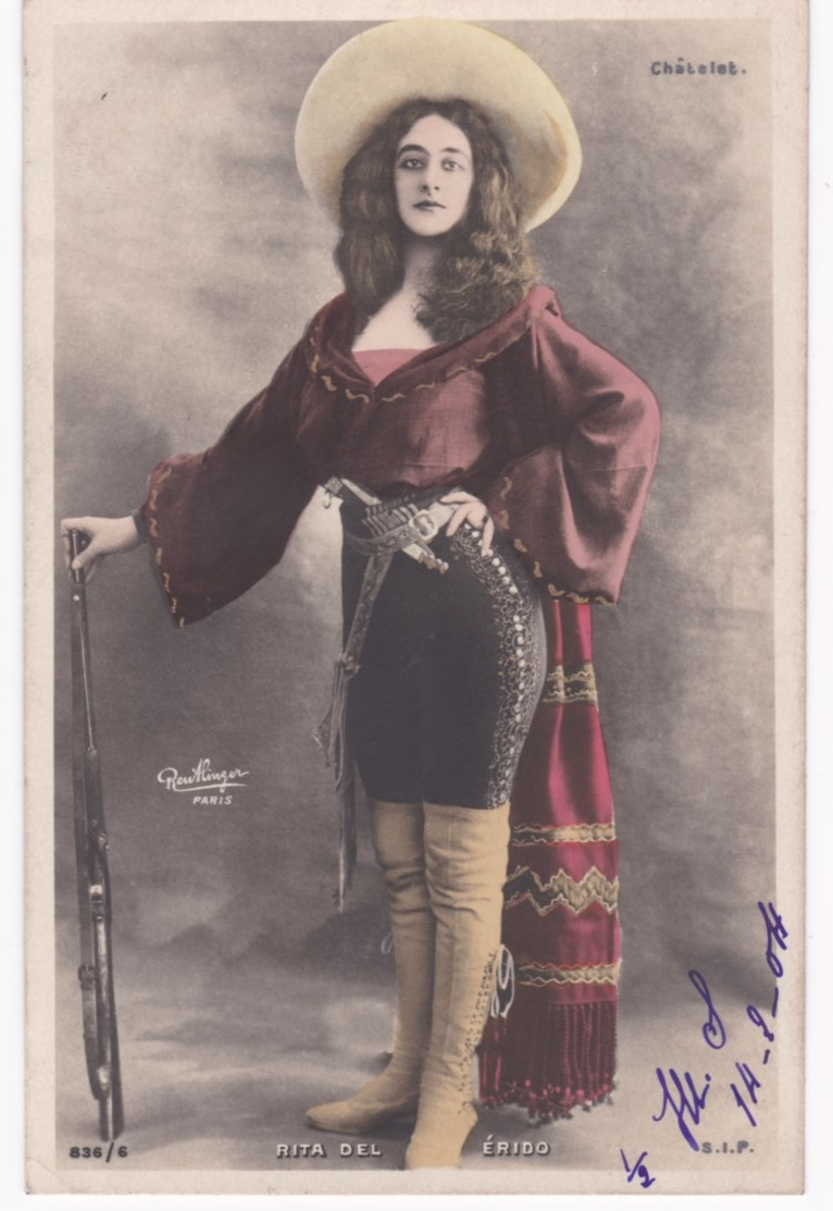 Photo Reutlinger Paris - RITA DEL ERIDO - Dos Simple 1904 - Artistes