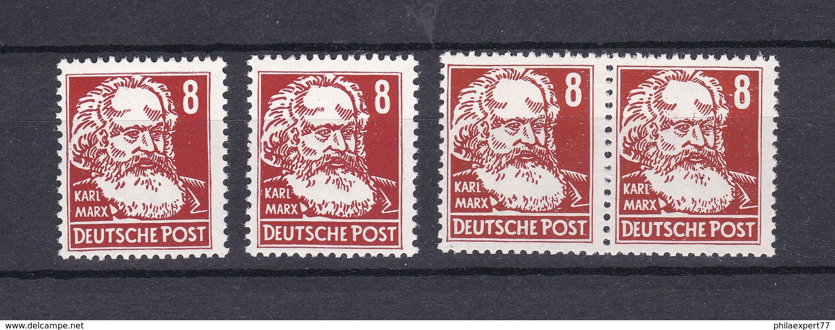 DDR - 1952/53 - Michel Nr. 329 - Postfrisch - 10 Euro - Ungebraucht